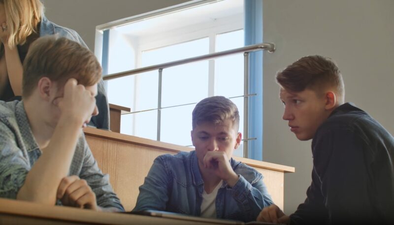students in high school